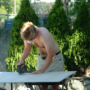 Jonathan cutting...